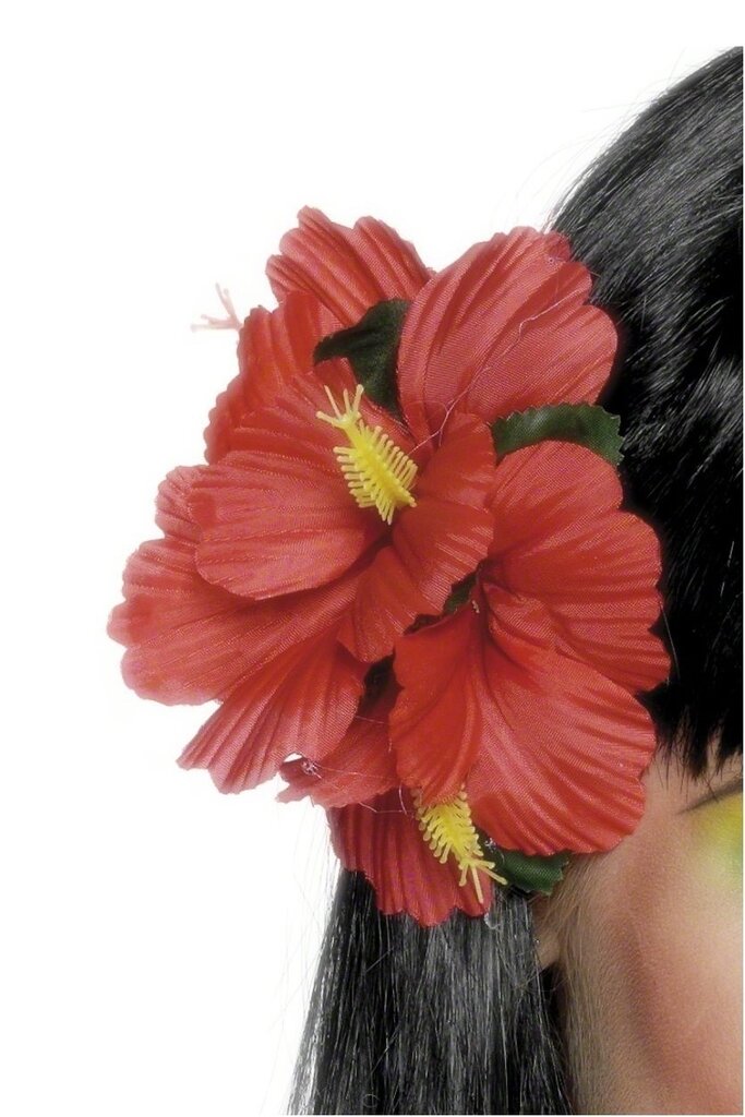 Havajietiška gėlė į plaukus kaina ir informacija | Karnavaliniai kostiumai | pigu.lt
