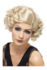 20 - ųjų stiliaus blondinės perukas kaina ir informacija | Karnavaliniai kostiumai | pigu.lt