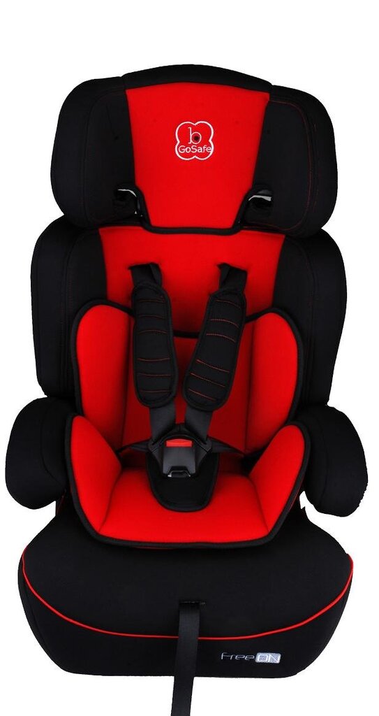 Automobilinė kėdutė BabyGO FreeMove 9-36 kg, Red kaina ir informacija | Autokėdutės | pigu.lt