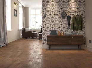 Plytelė Cersanit Royalwood Brown 18,5X59,8 kaina ir informacija | Grindų plytelės | pigu.lt