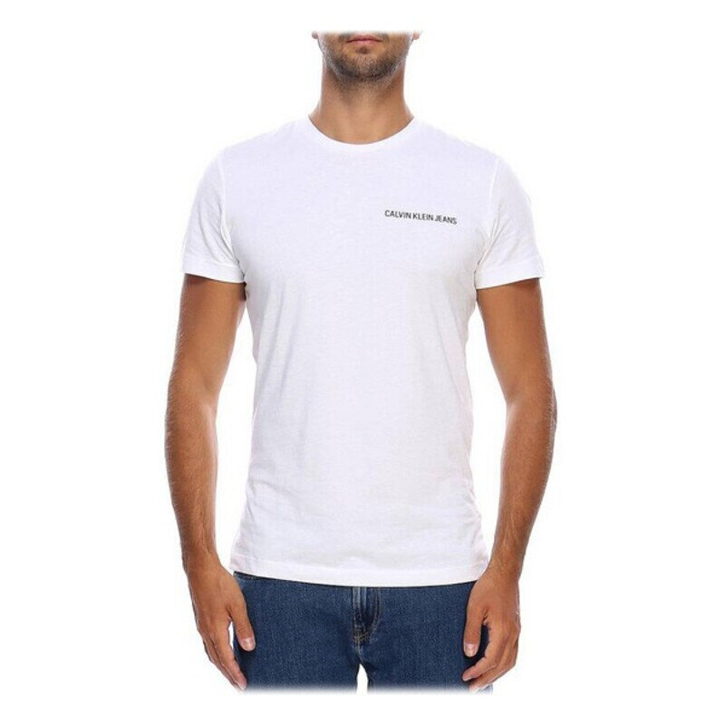 Marškinėliai vyrams Calvin Klein E Liin Slim T, balti kaina ir informacija | Vyriški marškinėliai | pigu.lt