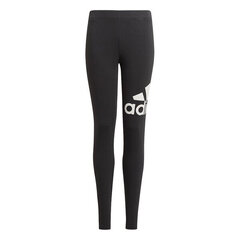 Sportinės tamprės mergaitėms Adidas G BL LEG GN4081, juodos kaina ir informacija | Kelnės mergaitėms | pigu.lt