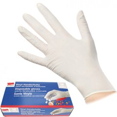Одноразовые перчатки Vinyl (размер M), 100 шт. цена и информация | Инвентарь для уборки и принадлежности | pigu.lt