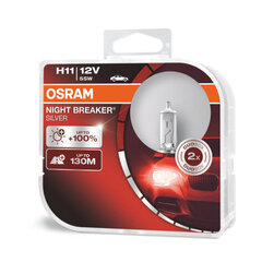 Автомобильная лампа Osram 64211NBS H11 12V 55W 3200K цена и информация | Автомобильные лампочки | pigu.lt