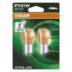 Автомобильная лампа Osram OS7507ULT-02B PY21W 21W 12V цена и информация | Автомобильные лампочки | pigu.lt