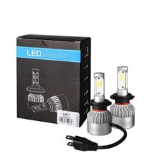 Светодиодный автомобильный фонарь H7, комплект из 2 шт. цена и информация | Автомобильные лампочки | pigu.lt