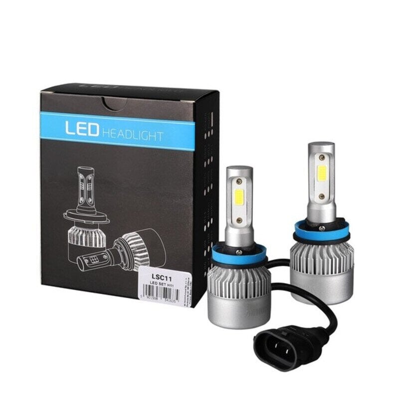 Автомобильные светодиодные лампы H11 LED комплект 2 шт. цена | pigu.lt