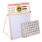 Vaikų magnetinė lenta su mediniu rėmu 42 X 32,5 CM + magnetai kaina ir informacija | Lavinamieji žaislai | pigu.lt