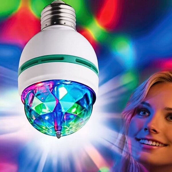 Besisukanti LED E27 spalvota LED lempa kaina | pigu.lt