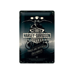 Metalinė plokštė 20 x 30 cm, Harley-Davidson The Original Ride kaina ir informacija | Interjero detalės | pigu.lt