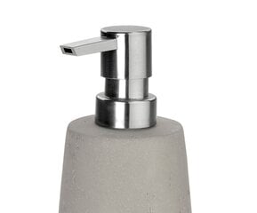 Дозатор для жидкого мыла Gray Solid Cement цена и информация | Набор акскссуаров для ванной | pigu.lt