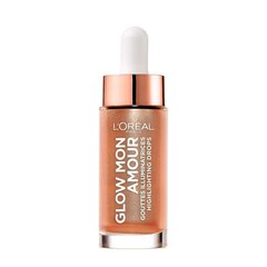 Средство для придания блеска L'Oreal Paris Woke Up Like This Glow Mon Amour, 9 g, Coconic Glow цена и информация | Пудры, базы под макияж | pigu.lt