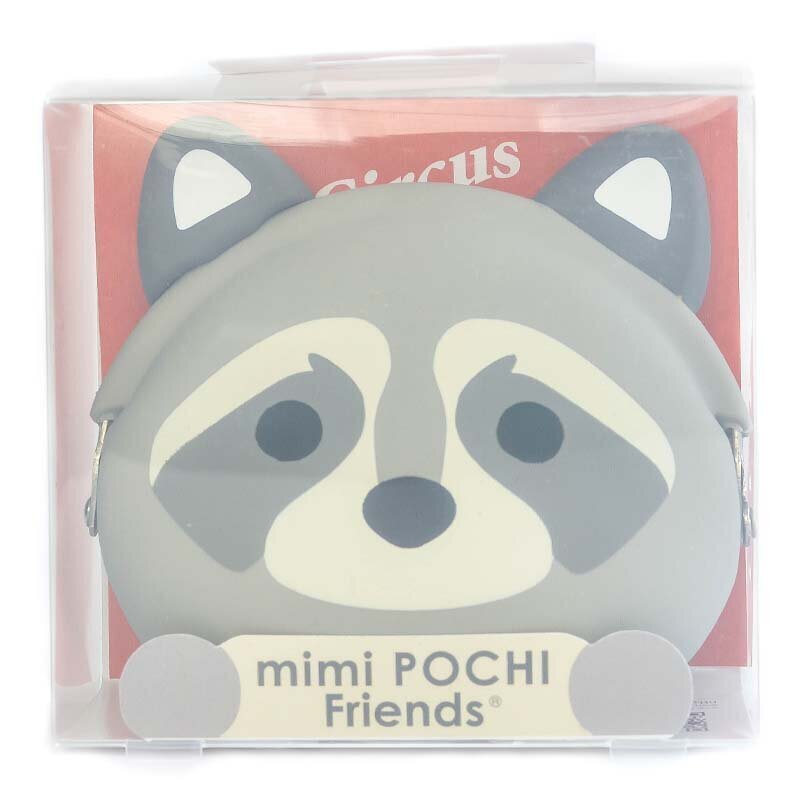 Silikoninė piniginė „mimi Pochi Friends Raccoon“ kaina ir informacija | Aksesuarai vaikams | pigu.lt