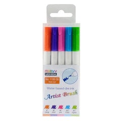 Spalvoti flomasteriai Artist Brush 1100-5B Vivid, 5vnt. цена и информация | Принадлежности для рисования, лепки | pigu.lt