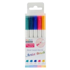 Marvy spalvoti flomasteriai Artist Brush 1100-5C Bride, 5vnt. цена и информация | Принадлежности для рисования, лепки | pigu.lt