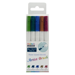 Spalvoti flomasteriai Artist Brush, 1100-5F Deep, 5vnt. kaina ir informacija | Piešimo, tapybos, lipdymo reikmenys | pigu.lt