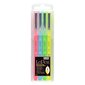 Stilingi rašikliai plonu antgaliu Le Pen, 4300-4FX Neon, 4vnt. kaina ir informacija | Piešimo, tapybos, lipdymo reikmenys | pigu.lt