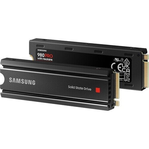 Samsung 980 PRO Heatsink M.2 NVMe SSD (MZ-V8P1T0CW), 2 TB, PCIe 4.0 kaina ir informacija | Vidiniai kietieji diskai (HDD, SSD, Hybrid) | pigu.lt