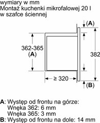 Bosch BEL620MB3 kaina ir informacija | Mikrobangų krosnelės | pigu.lt