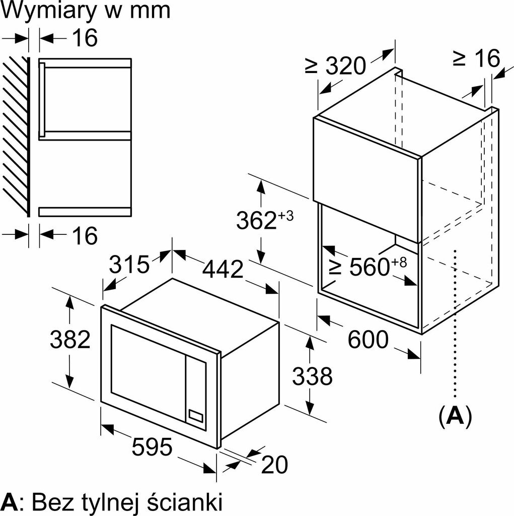 Bosch BEL620MB3 kaina ir informacija | Mikrobangų krosnelės | pigu.lt