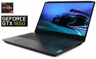 Портативный компьютер 15.6&#34; Lenovo IdeaPad Gaming 3 Ryzen 7 4800H 8GB 512GB SSD GTX 1650 Windows 10 Professional цена и информация | Ноутбуки | pigu.lt