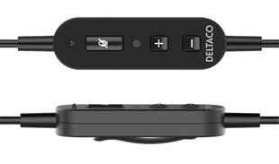 Deltaco Office USB mono kaina ir informacija | Ausinės | pigu.lt