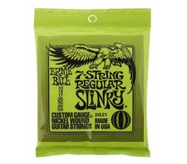 Stygos el. gitarai Ernie Ball P02621 10-56 NICKEL WOUND kaina ir informacija | Priedai muzikos instrumentams | pigu.lt