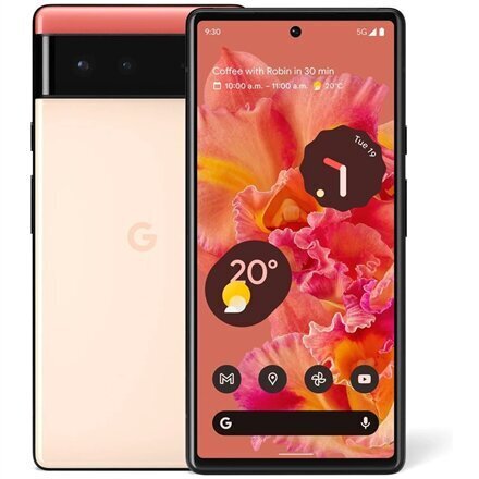 Google Pixel 6 5G 8/128GB Kinda Coral цена и информация | Mobilieji telefonai | pigu.lt