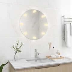 Sieninis veidrodis su LED lemputėmis kaina ir informacija | Veidrodžiai | pigu.lt