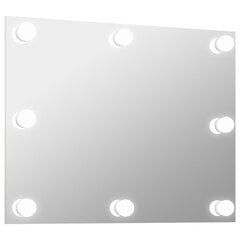 Sieninis veidrodis su LED lemputėmis цена и информация | Зеркала | pigu.lt