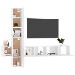 Televizoriaus spintelių komplektas, 5 dalių kaina ir informacija | TV staliukai | pigu.lt