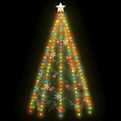 Kalėdų eglutės girlianda su 300 spalvotų LED lempučių, 300cm цена и информация | Гирлянды | pigu.lt