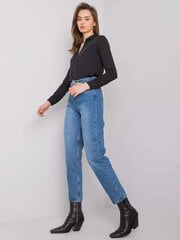 голубые зауженные джинсы от arezzo цена и информация | Женские джинсы | pigu.lt