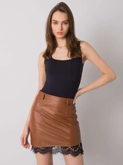 коричневая юбка-карандаш из кожзаменителя bennington цена и информация | Юбки | pigu.lt