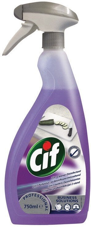 Valymo ir dezinfekavimo priemonė CIF 2in1, 750 ml цена и информация | Valikliai | pigu.lt