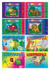 Spalvinimo knygutė Kreska, 12 lapų, A5 цена и информация | Книжки - раскраски | pigu.lt