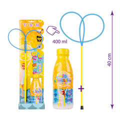 Кольцо для мыльных пузырей "Pro Butterfly" + 400 мл жидкости, Tuban TU3200 цена и информация | Игрушки для песка, воды, пляжа | pigu.lt