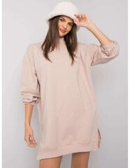 Женская рубашка с принтом RUE PARIS, бежевая  цена и информация | Платья | pigu.lt