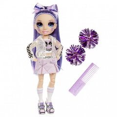 Lėlė Rainbow High Cheer Doll - Cheerleaderka Violet Willow kaina ir informacija | Žaislai mergaitėms | pigu.lt