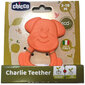 Kramtukas Šuniukas Chicco Eco+, oranžinis kaina ir informacija | Žaislai kūdikiams | pigu.lt