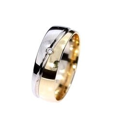 Золотое кольцо с драгоценными камнями A-101_BR585ZD_026_PINK-2,08-17,50 MM цена и информация | Кольца | pigu.lt