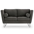 Dvivietė sofa Homede Deltin, tamsiai pilka