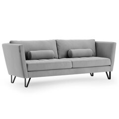 Trivietė sofa Homede Deltin, pilka kaina ir informacija | Sofos | pigu.lt