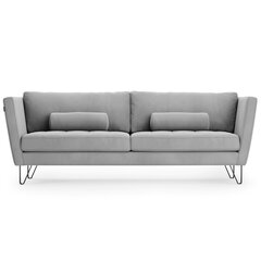 Trivietė sofa Homede Deltin, pilka kaina ir informacija | Sofos | pigu.lt