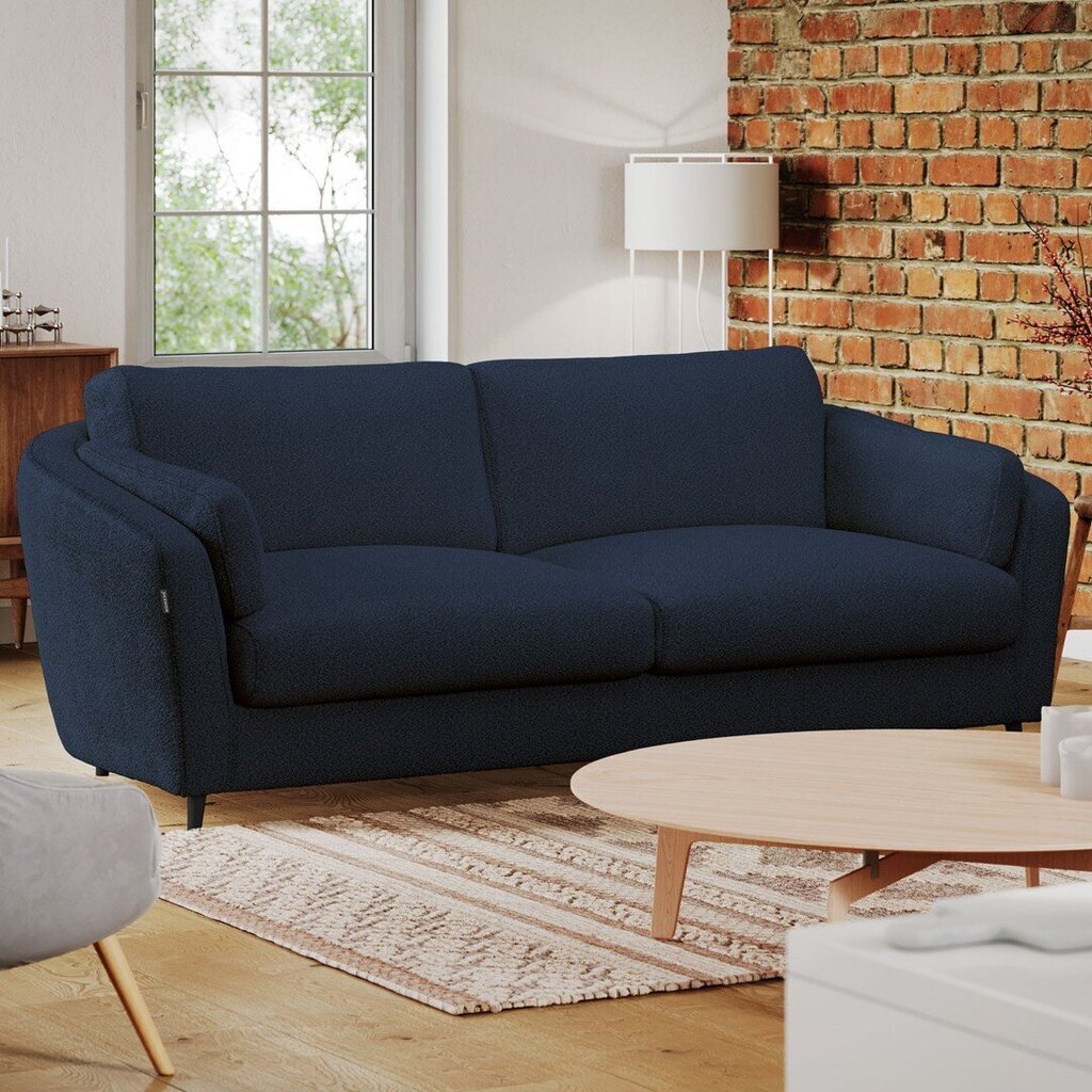 Trivietė sofa Homede Moontiza, mėlyna kaina ir informacija | Sofos | pigu.lt