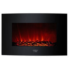 Настенный декоративный электрический камин Cecotec Warm 3500 Curved Flames 2000W цена и информация | Камины | pigu.lt