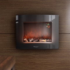Настенный декоративный электрический камин Cecotec Warm 2600 Curved Flames 2000W цена и информация | Камины | pigu.lt