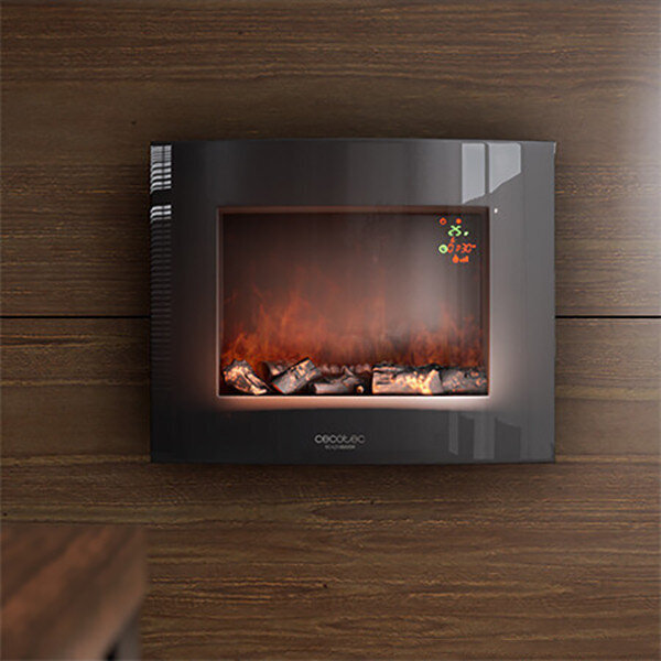 Dekoratyvinis židinys Cecotec Warm 2600 Curved Flames 2000W цена и информация | Židiniai, ugniakurai | pigu.lt