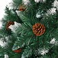 Dirbtinė Kalėdų eglutė su sniego imitacija ir kankorėžiais, 150 cm kaina ir informacija | Eglutės, vainikai, stovai | pigu.lt