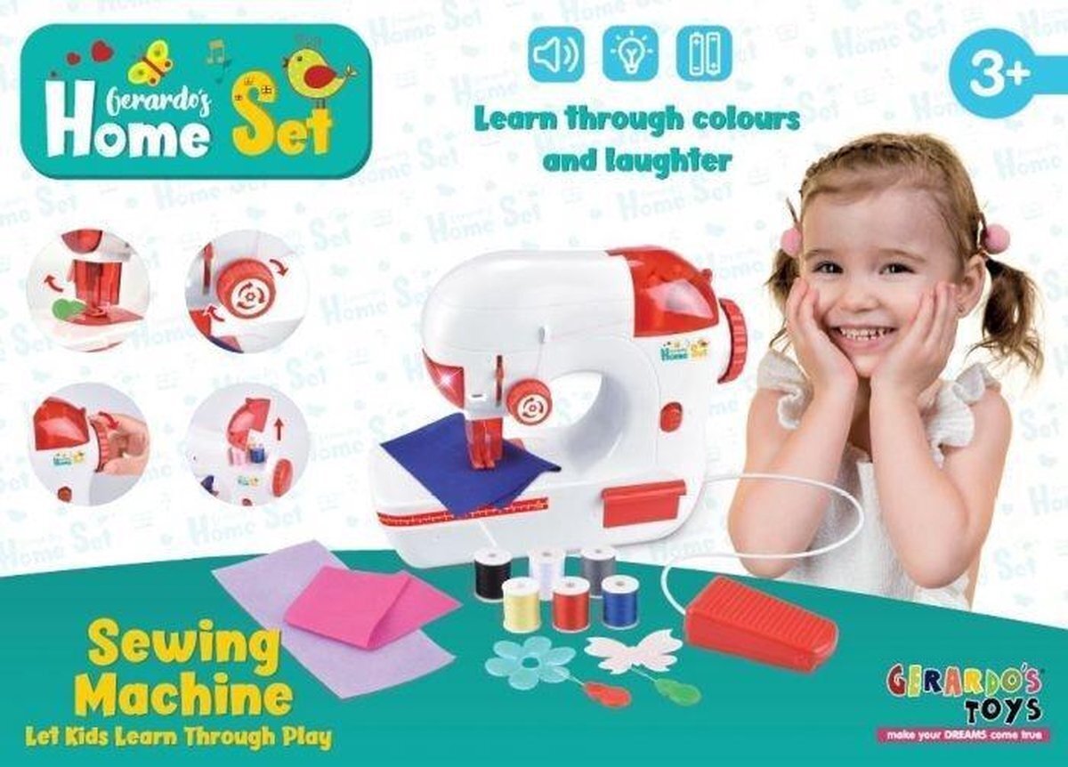 Žaislinė siuvimo mašina su šviesa ir garsu kaina ir informacija | Žaislai mergaitėms | pigu.lt